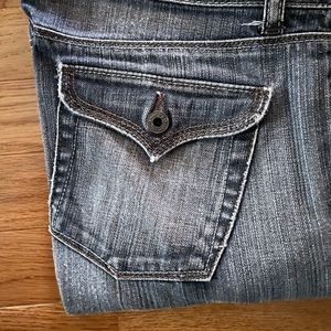 Polo Jeans Company, Ralph Lauren. Gray wash kelly jeans.